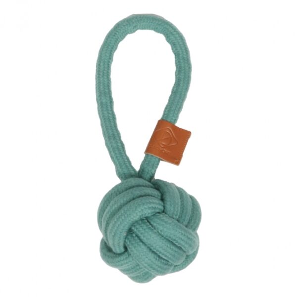 D&D Knotenball mit Schlaufe Harper - blau - 22 x 8cm – Bild 5