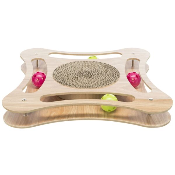 Trixie Kratzpappe mit Holzrahmen - 35 × 4 × 35 cm – Bild 4